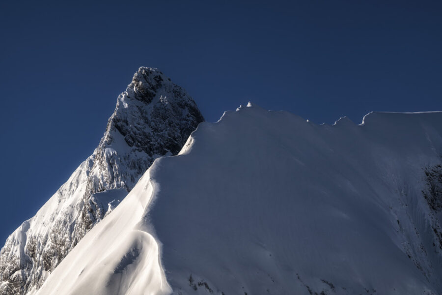 Panorama Allgäu Alpen Berge Winter Schnee verschneit Trettach Hochalpen Weihnachten blauer Himmel Wolken Alpen Oberstdorf Oberallgäu blauer himmel sonne