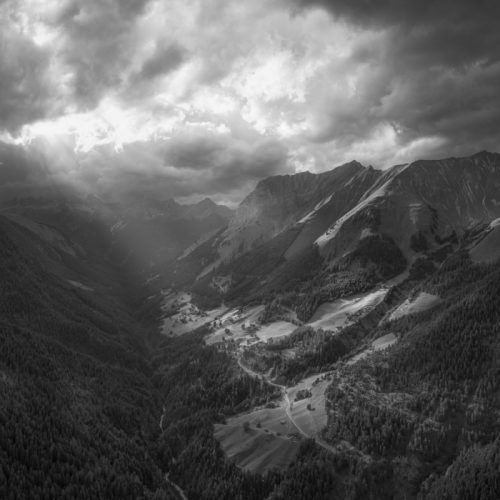 leinwand schwarz weiß wandbilder foto kaufen Tirol Lechtal Gimpel Rotflüh Sommer Fernpass Hahntenjoch