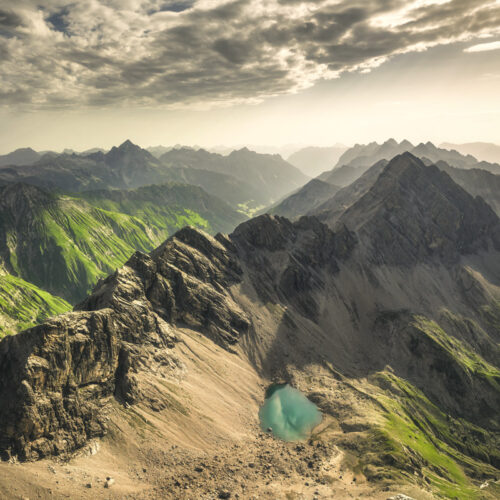 fotogalerie oberstdorf Allgäu Alpen Berge Oberstdorf Sommer Krottenkopf Krottenspitze Hornbach Kette Kemptner Hütte Oberallgäu