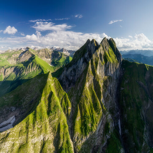 fotogalerie oberstdorf Höfats Grasberg Sommer Blau Grün Oberallgäu Hochalpen Oberstdorf Berge Felsen Spitzen