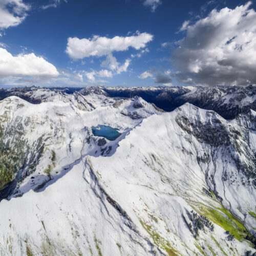 fotogalerie oberstdorf Allgäu Alpen Berge Hinterstein Winter Schnee verschneit Schrecksee Bergsee Erster Schnee Oberallgäu Ponten Bschießer weiß blauer himmel sonne