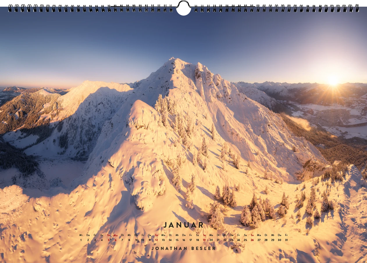 01 2 Allgäu Kalender 2025 Heimat Bergbilder Landschaftsbilder Kuhbilder