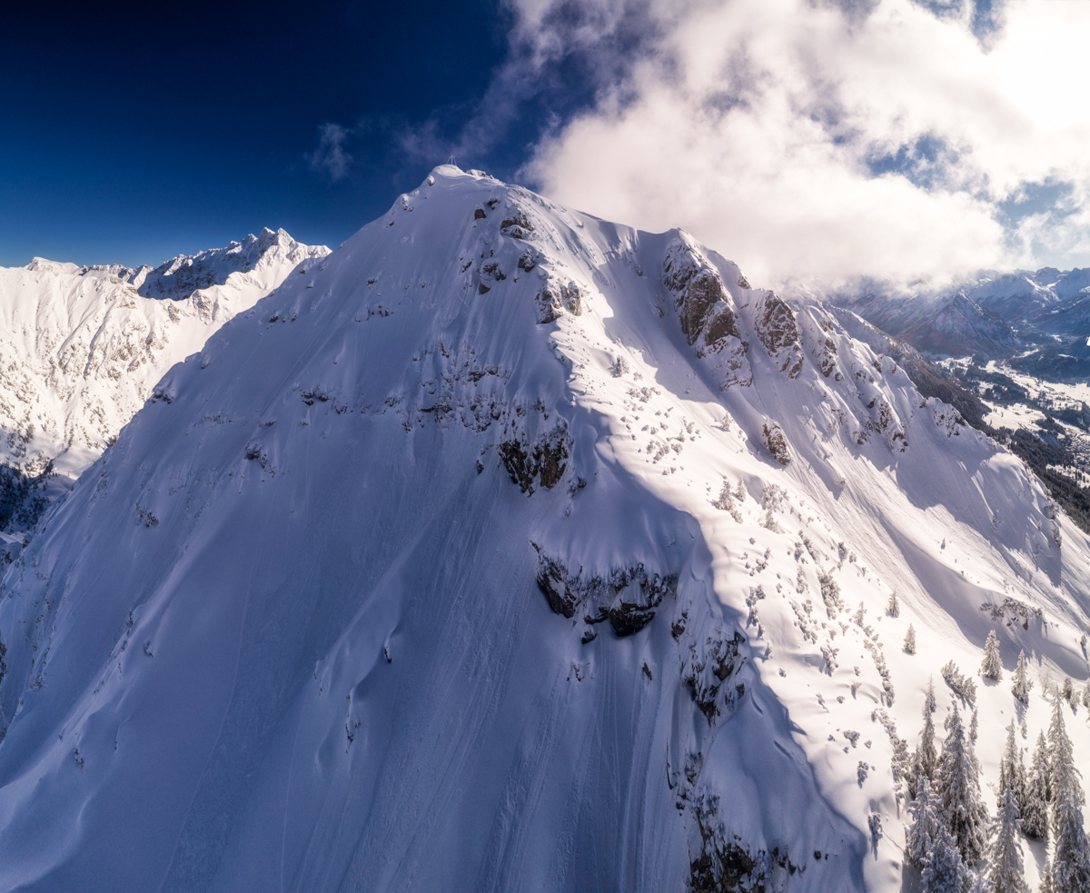 Oberstdorf, Himmelschrofen, Winterpracht, Tiefschnee - Bergfotografie Allgäu