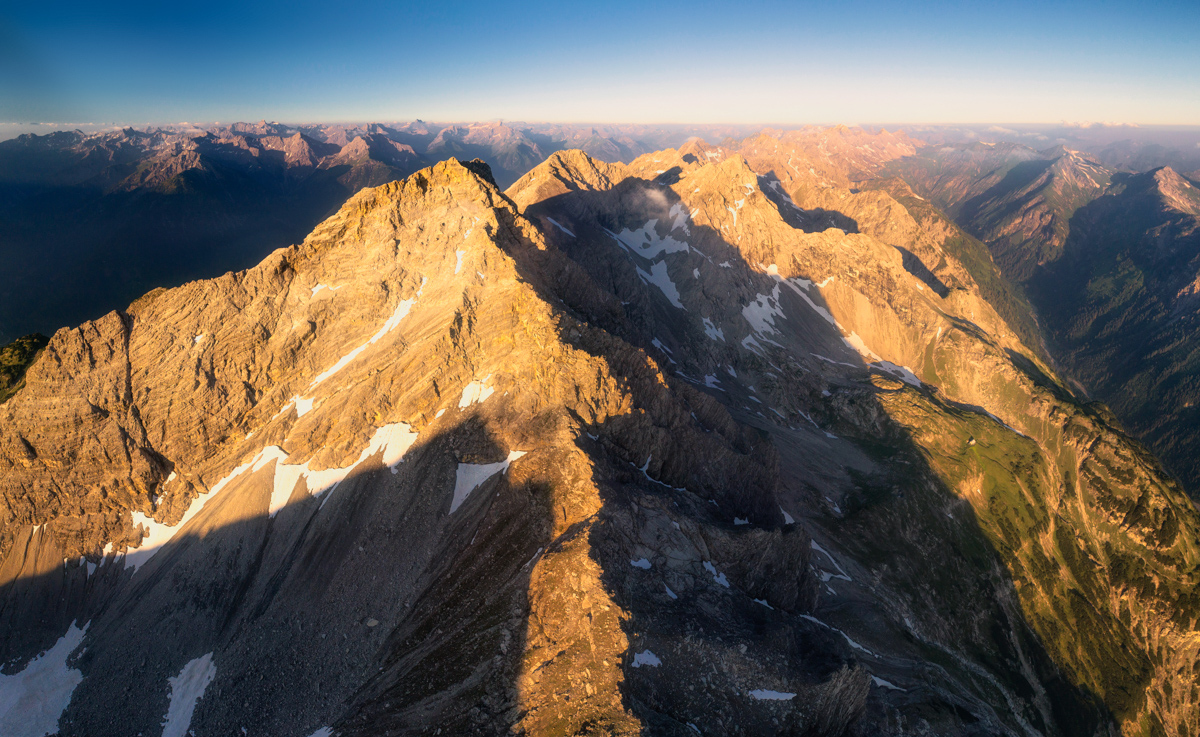 Oberstdorf, Krottenkopf Alpenglühen, Sonnenaufgang über den Allgäuer Alpen - Landschaftsfotografie Allgäu