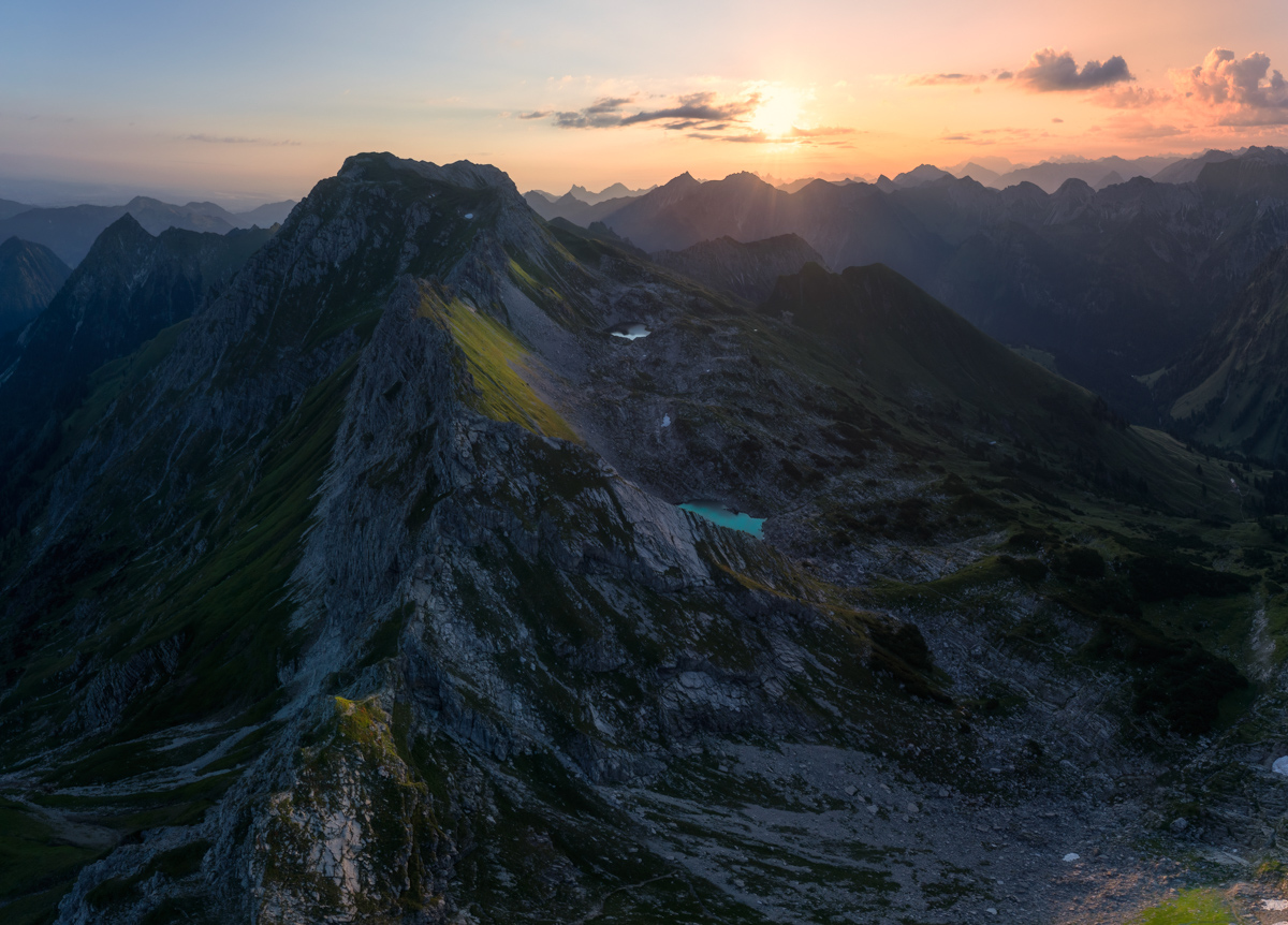 Hinterstein, Laufbichelsee bei Sonnenaufgang, Sommer - Landschaftsfotografie Allgäu