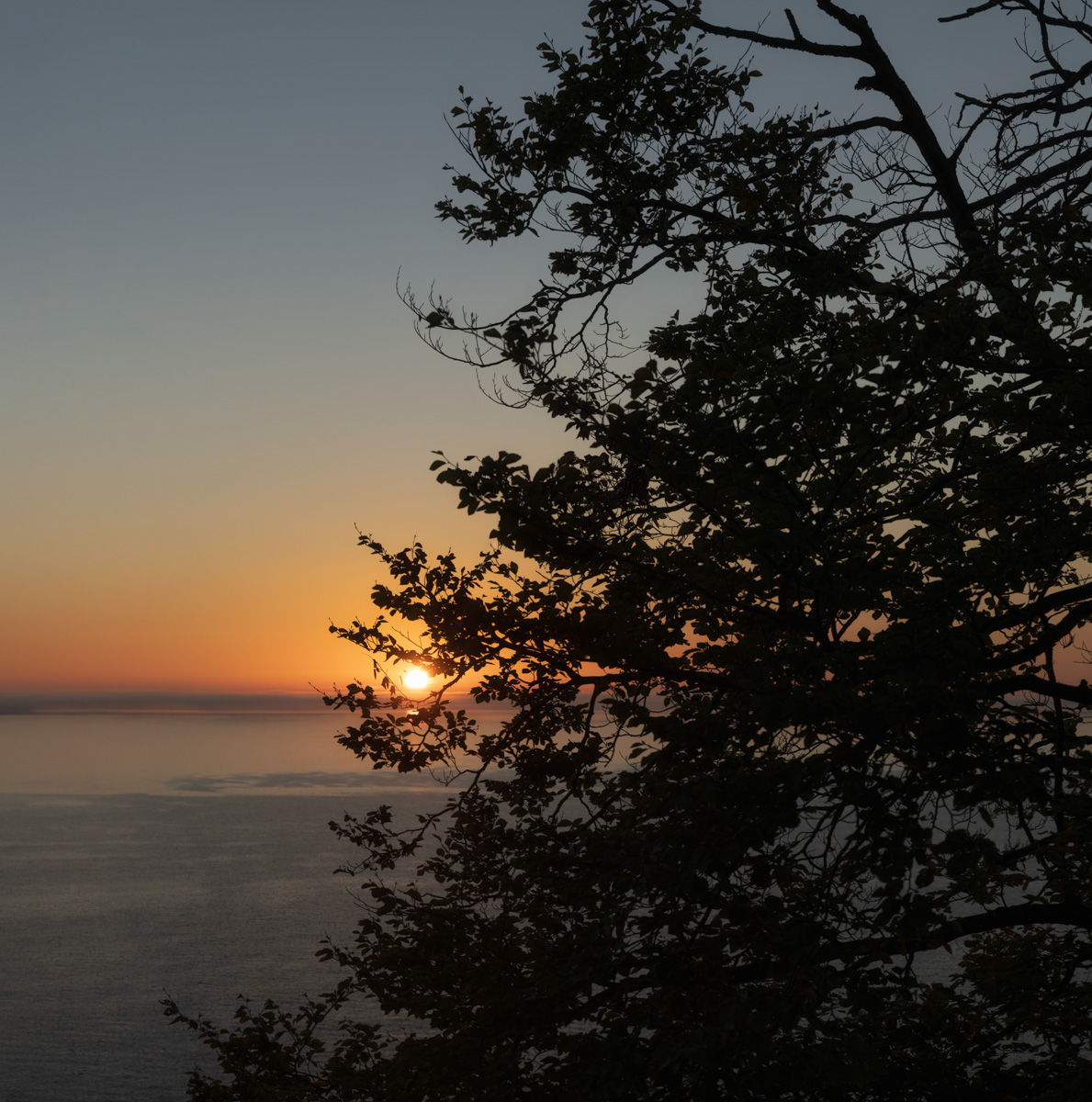 Rügen, Sonnenaufgang an der Kreideküste, Ernst-Moritz-Arndt-Sicht - Naturfotografie Jasmund