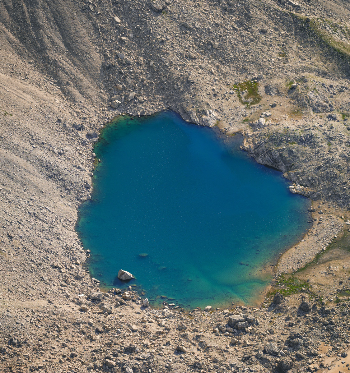 Hinterstein, Türkisblauer Bergsee, Hochalpine Gerölllandschaft - Bergfotografie Oberallgäu