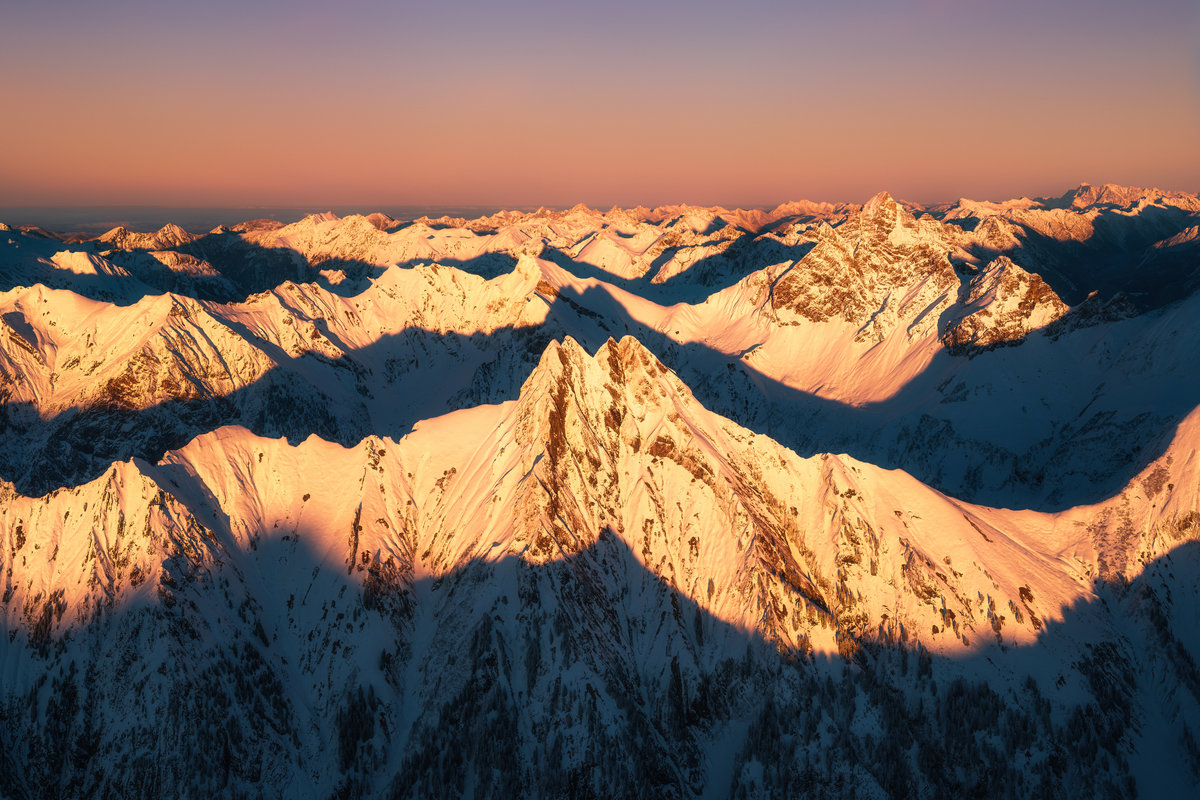 Oberstdorf | Höfats im Winter | Alpenglühen | Schneepanorama - Landschaftsfotografie Allgäu