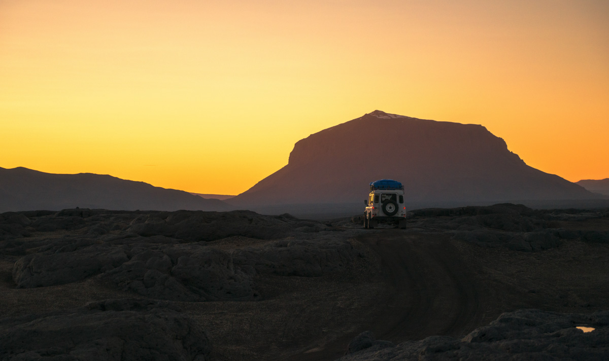 Island Iceland Landrover Defender Hochland Highlands Askja