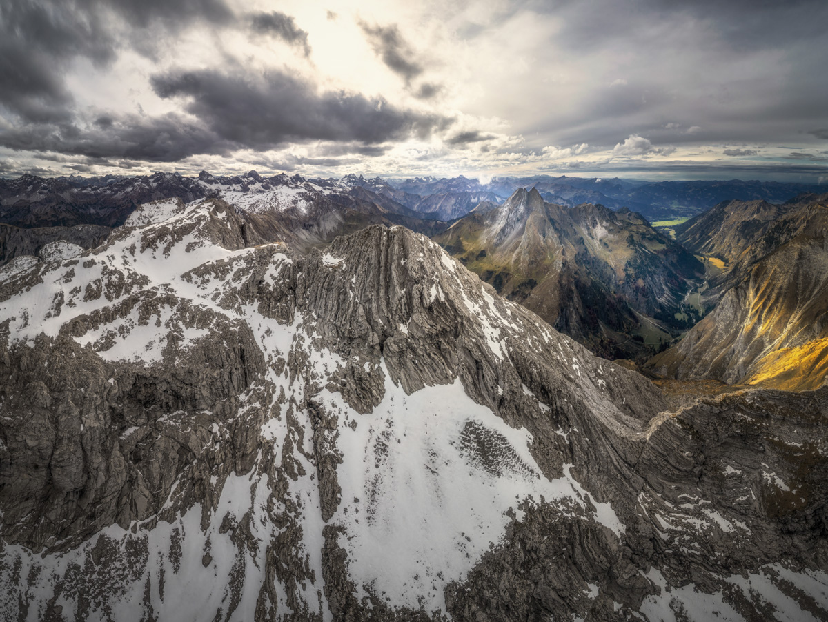 Bergbilder berg bilder Allgäu Alpen Berge Oberstdorf Herbst Autumn Höfats Krottenkopf Fürschießer Oberallgäuorange rot