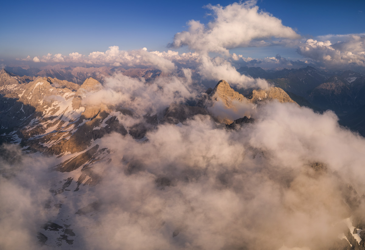 Bergbilder berg bilder Allgäu Alpen Berge Hinterstein Herbst Krottenkopf Krottenspitze blauer himmel sonne
