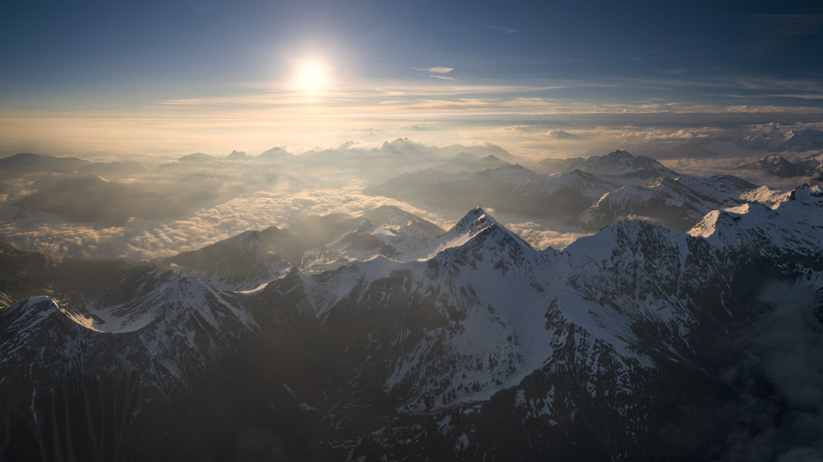 Bergbilder berg bilder Allgäu Alpen Berge Hinterstein Herbst blauer himmel sonne