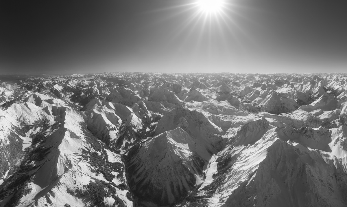Bergbilder berg bilder Allgäu Alpen Berge Winter Schnee verschneit Kleinwalsertal Trettach Hochalpen Oberstdorf Hochfrott Mädelegabel weiß blauer himmel sonne