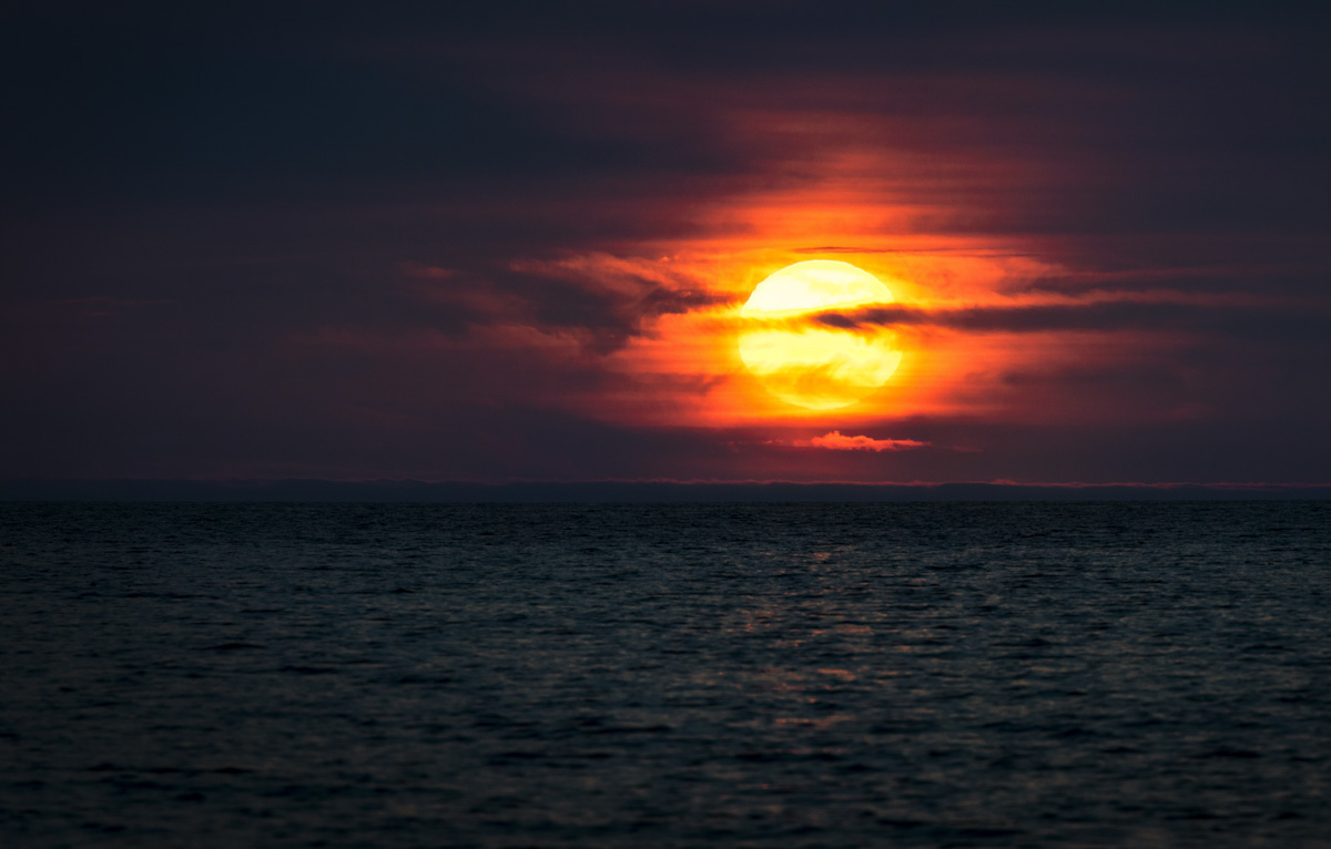 Island Iceland Sunset Hochland Highlands Askja
