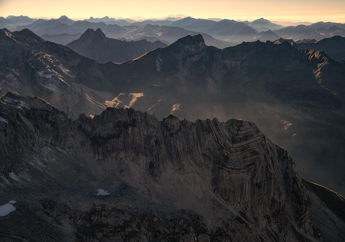 Bergbilder berg bilder Allgäu Alpen Berge Hinterstein Herbst Schneck Giebel Hochvogel schwarz