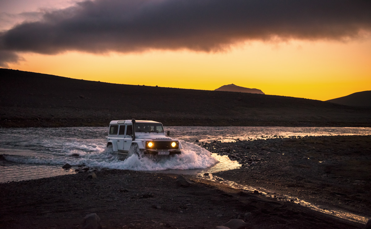 Island Iceland Landrover Defender Hochland Highlands Askja