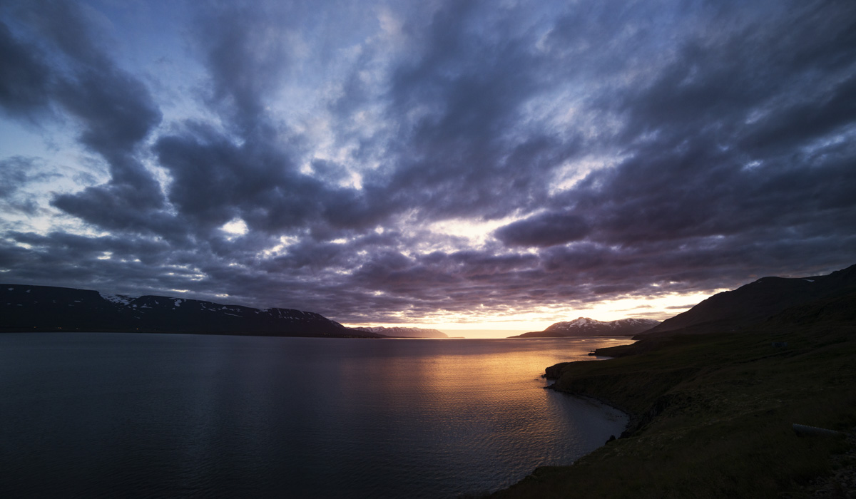 Island Iceland Sunset Hochland Highlands Askja