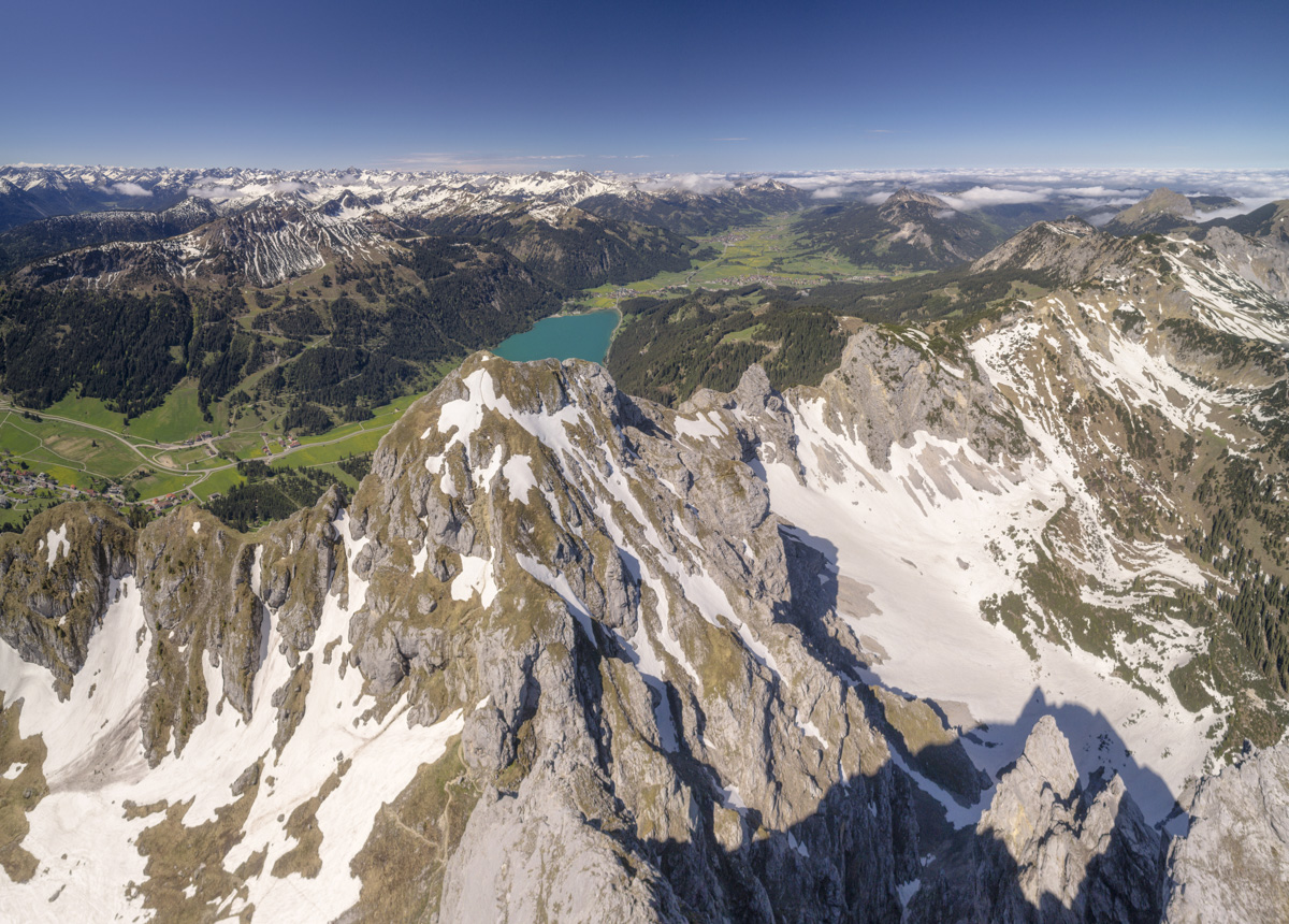 Bergbilder berg bilder Tirol Lechtal Bergsee Hochalpen Haldensee Tannheim Tannheimer Tal Gimpel Rotflüh Fernpass Hahntenjoch sommer