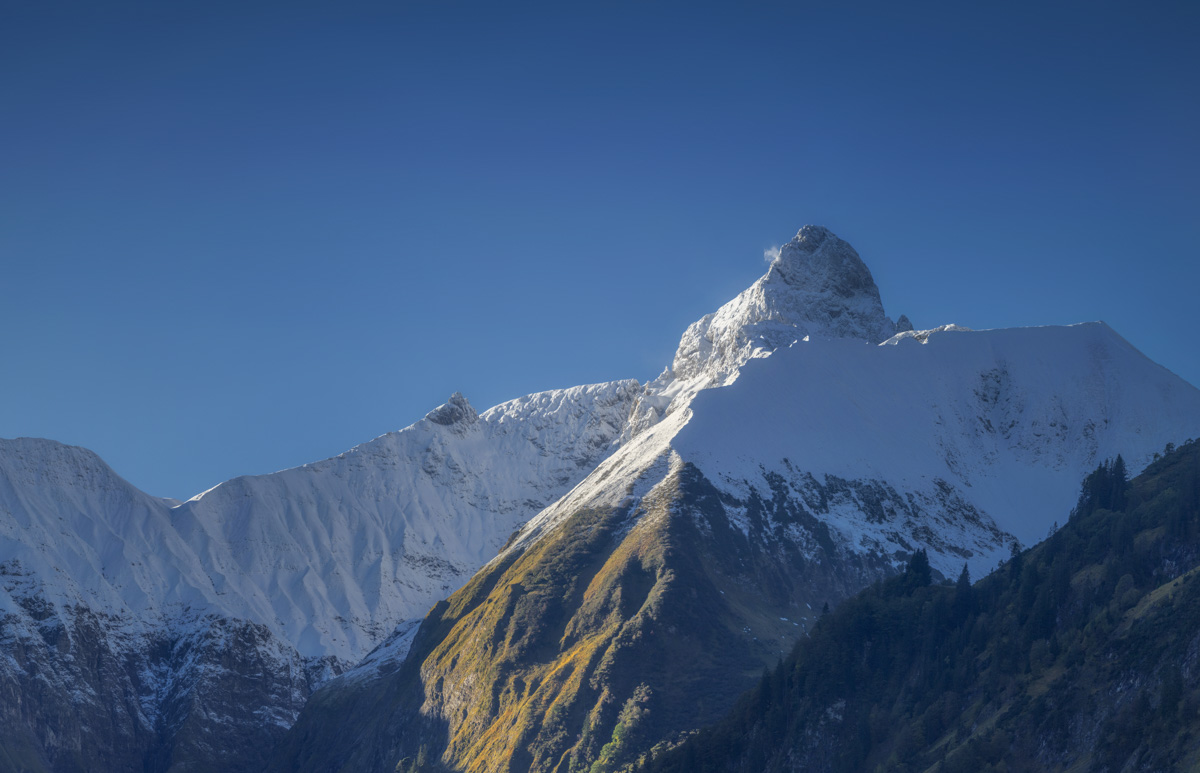 Bergbilder berg bilder Allgäu Alpen Berge Oberstdorf Herbst Autumn Spielmannsau Trettach Trettachspitze Oberau Hochfrott Mädelegabel blauer himmel sonne
