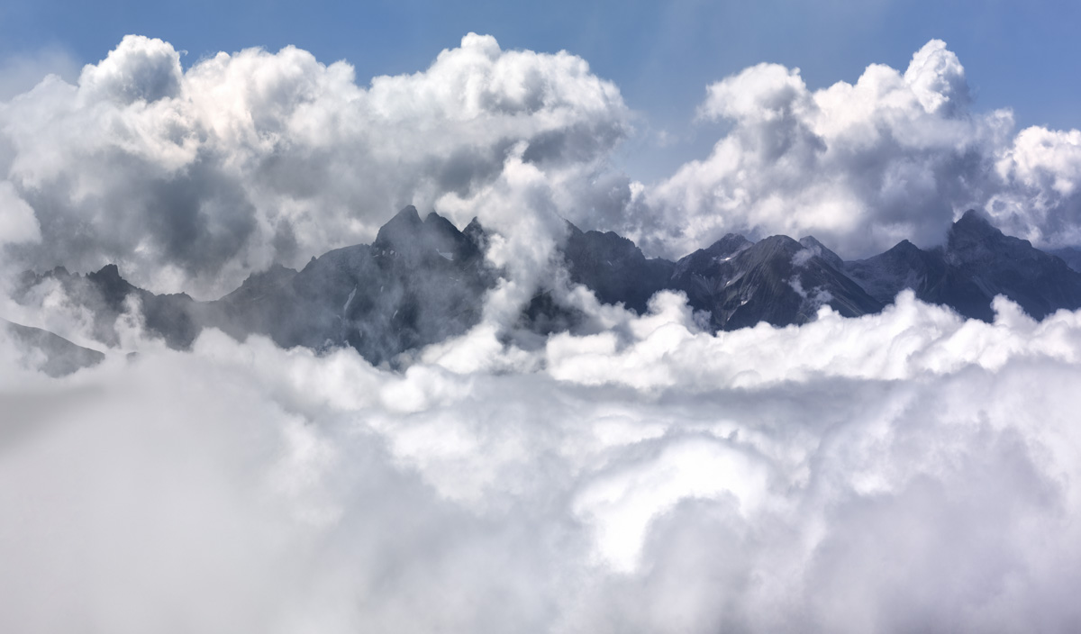 Bergbilder berg bilder Allgäu Alpen Berge Sommer oberstdorf wolken Trettach Mädelegabel Hochfrott