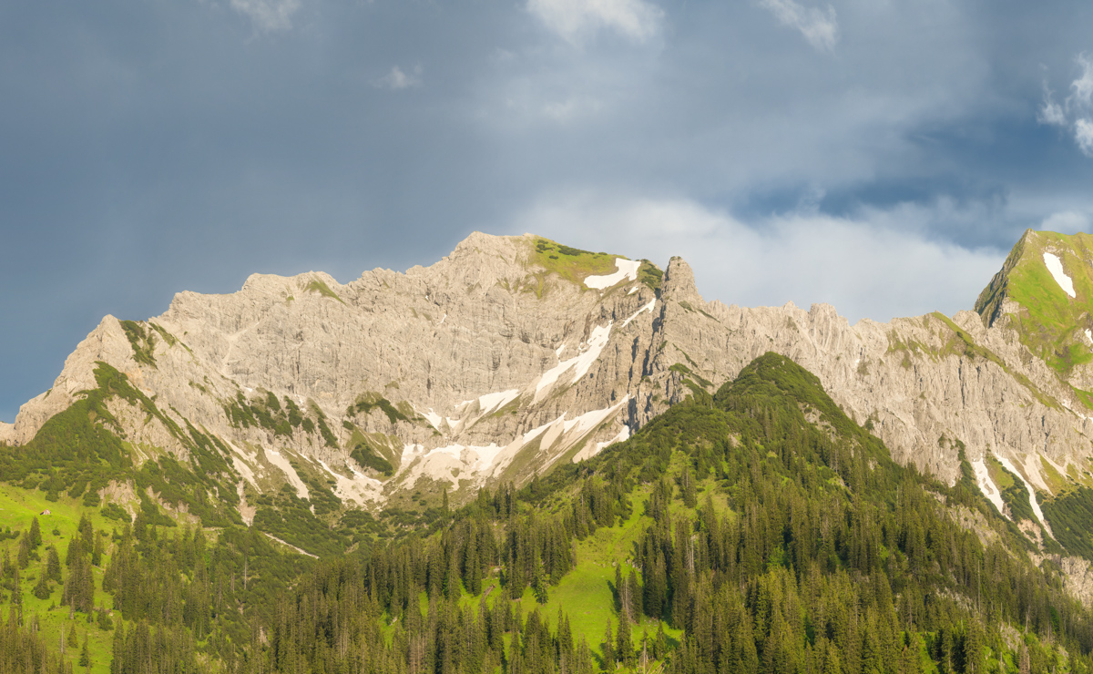 759 Sommer Allgäu Berge Bad Hindelang Hinterstein Schwarzenberg grün